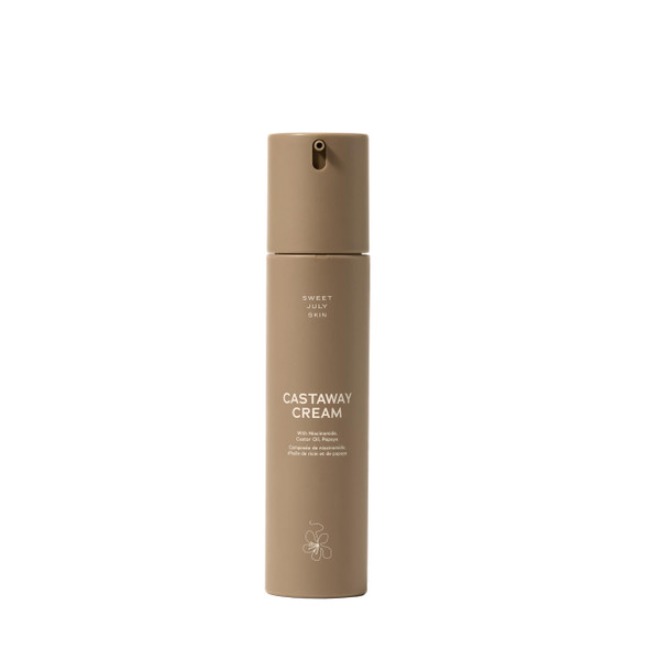 Sweet July Skin Castaway Cream Niacinamide Shea Butter Meadowfoam Seed Oil Daily Face Cream Moisturizer For All Skin Types Hydrating AntiAging Clean & Fragrance 1.7 Fl Oz