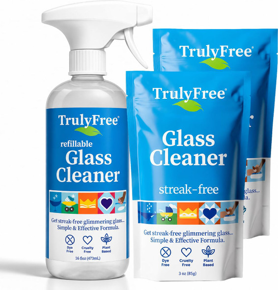 Truly Cleaner Kit 16Oz + 2 Fills 3Oz Ea.