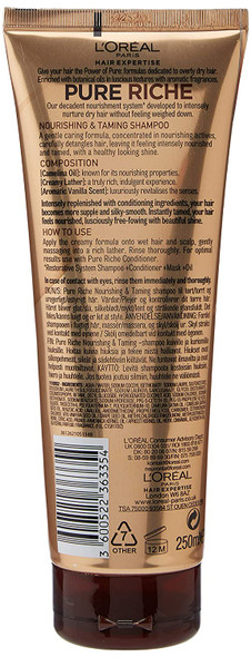 L'Oral Paris Ever Riche Nourishing & Taming Shampoo (250ml)