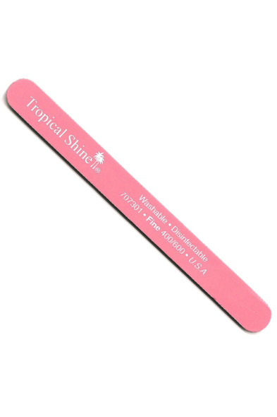 Tropical Shine File Fine ExtraFine 400600 Pink For Women 1 Pc File