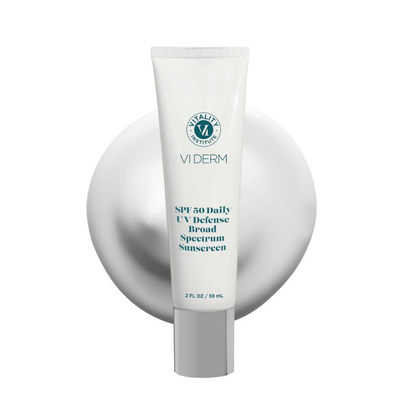Vi Derm Spf 50 Uv Defense Sunscreen Lightweight Fast Absorbing 2 Fl Oz