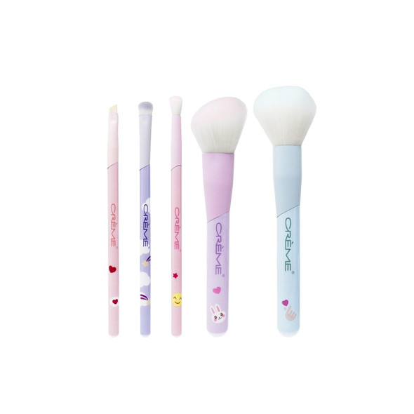 The Creme Shop Pastel Makeup Brush Set (Set Of 5)