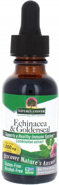 Nature's Answer Echinacea & Goldenseal Herbal Supplement Liquid 1 oz