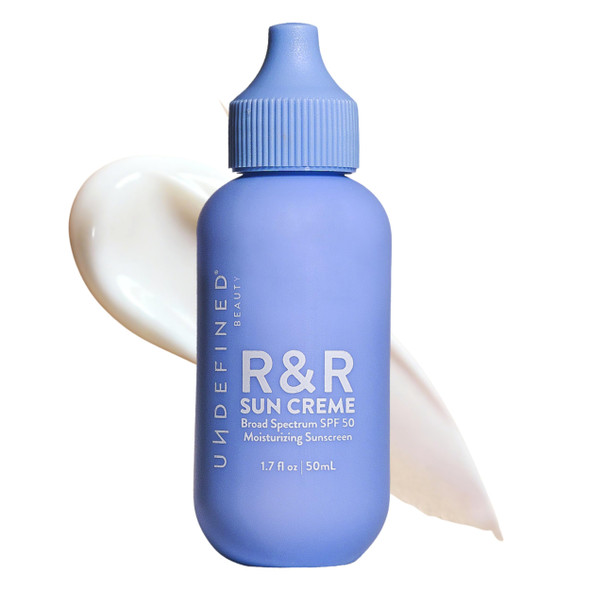 Undefined R&R Sun CreMe Spf 50 3In1 Moisturizing Sunscreen With Ceramides Coq10 Niacinamide Resveratrol No White Cast Reverse Emulsion To Hydrate And Protect Skin 1.7Oz