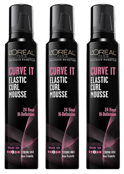 Lor Adv Hair Curve It Mou Size 8.30z Loreal Advances Hair Style Curve It Curl Mousse 8.3z