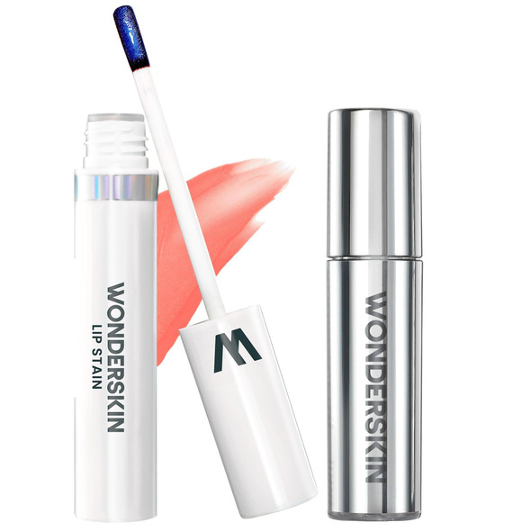 Wonderskin Lip Stain Peel Off Masque (Crush) With Lip Rehab Serum Oil