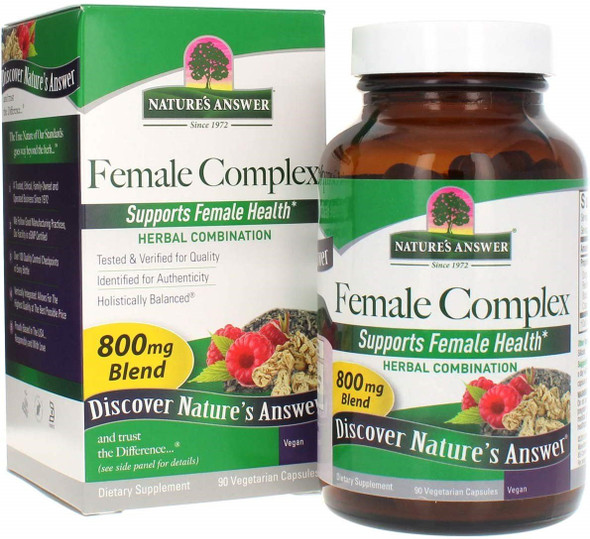 Nature's Answer Female Complex Herbal Blend Supplement Vegetarian Capsules 90 Capsules