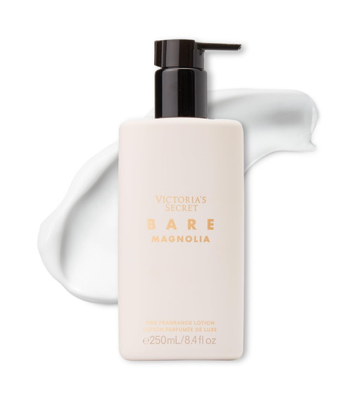 VictoriaS Secret Bare Magnolia Fragrance Body Lotion Notes Of Orange Flower Wood & Vanilla Musk (8.4 Oz)