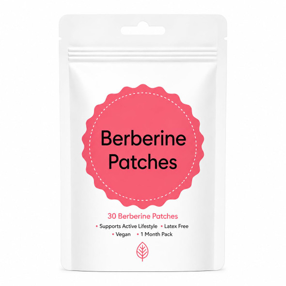 Zeenxa Berberine Patches For Women & Men With Cinnamon 30 Count Patch