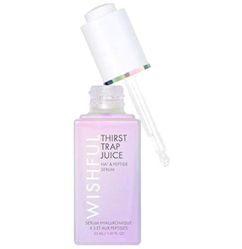 Wishful Thirst Trap Juice Serum Formulated With Hyaluronic Acid & Peptide Hydrating Facial Serum Face Serum Helps Hydrate Visibly Firm And Support The Skin 1 Oz