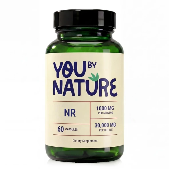Youbynature Nicotinamide Riboside Nr 1000Mg Supplement With Vitamin B3 Vegan Veggie Capsules 30 Servings Daily Supplement For Adults 60 Capsules