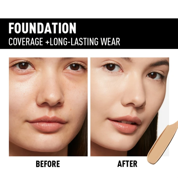 1pc Natural Matte Liquid Foundation - Natural Finish, Lightweight, Full Coverage, Multiple Shades, Concealer, Suitable for Date and Daily Needs COLOR 03