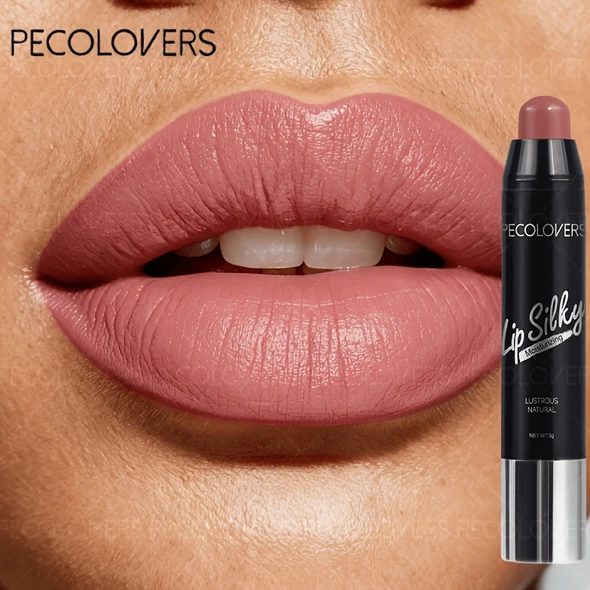 Lipstick Pen - Nude Pink Jelly Lip Glaze with Mirror Shine, Long-Lasting Moisturizing, Waterproof And Non-Stick Cup Formula CLOR 01