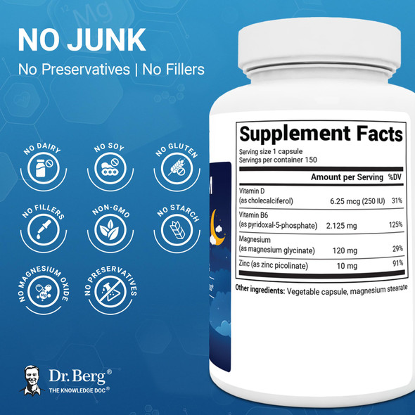 Dr. Berg Magnesium Glycinate 150ct