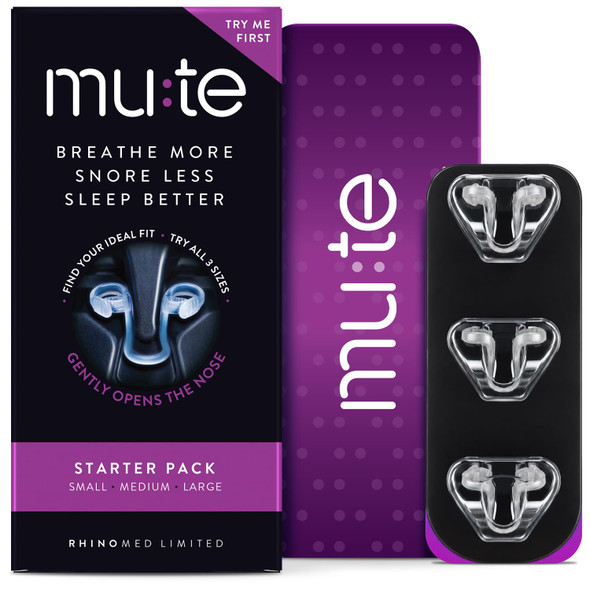 Rhinomed Mute Nasal Dilators for Sleep Snoring Solution