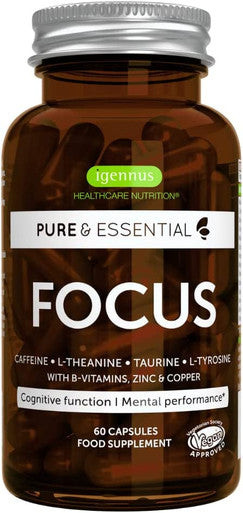 Igennus  Healthcare Nutrition Focus Nootropic Brain Booster 60 capsules