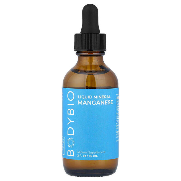 BodyBio, Liquid Mineral Manganese, 2 fl oz (59 ml)