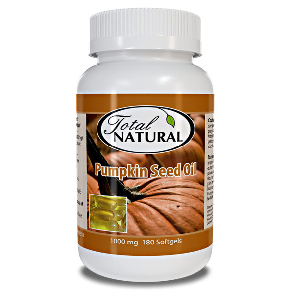 Pumpkin Seed Oil 1000mg 180 Softgels - Supports Prostate & Urinary Health Promotes Cardiovascular and Joint Function Rich in Omega 6 & 9 Fatty Acids