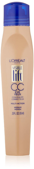 L'Oral Paris Visible Lift CC Eye Concealer, Medium, 0.33 fl. oz.