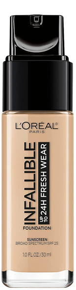 L'Oreal Paris Makeup Infallible Up to 24 Hour Fresh Wear Foundation, Beige Ivory, 1 Ounce