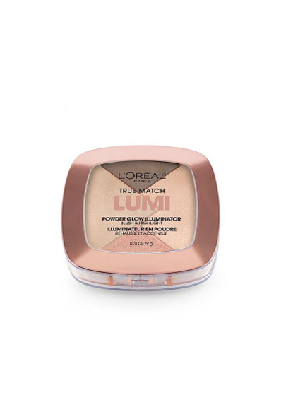 L'Oral Paris True Match Lumi Powder Glow Illuminator, Golden, 0.31 oz.