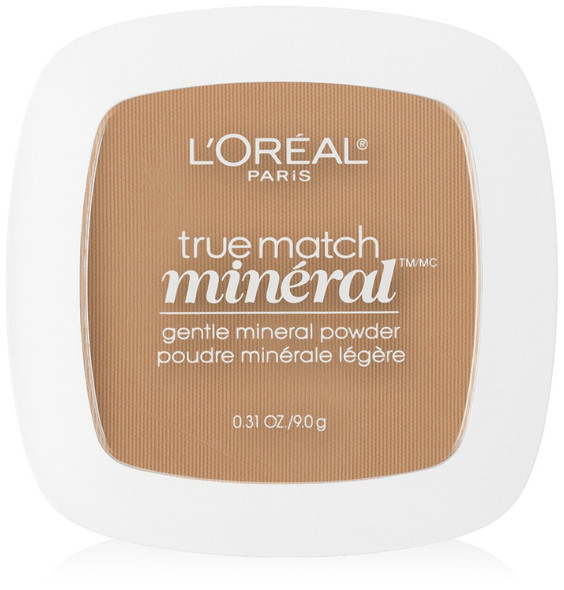 L'Oreal Paris True Match Mineral Pressed Powder, Sand Beige, 0.31 Ounce