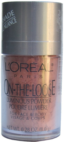 L'Oreal On-the-Loose Luminous Powder for Face and Body in Peach Soleil 0.28oz