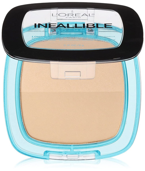 L'Oral Paris Infallible Pro Glow Pressed Powder, Creamy Natural, 0.31 oz.