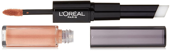L'Oral Paris Infallible Pro Last 2 Step Lipstick, Lasting Ginger, 1 fl. oz.