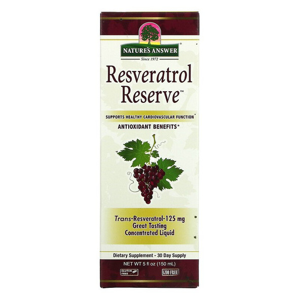 Nature's Answer Resveratrol Reserve Cellular Longevity Complex 5 oz