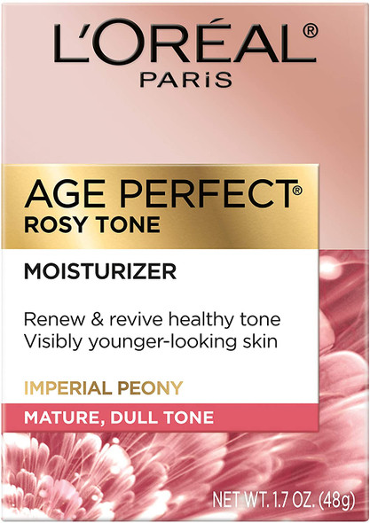 Oreal Paris Skincare Age Perfect Rosy Tone Face Moisturizer for Visibly Younger Looking Skin, Anti-Aging Day Cream, 1.7 oz, Packaging May Vary