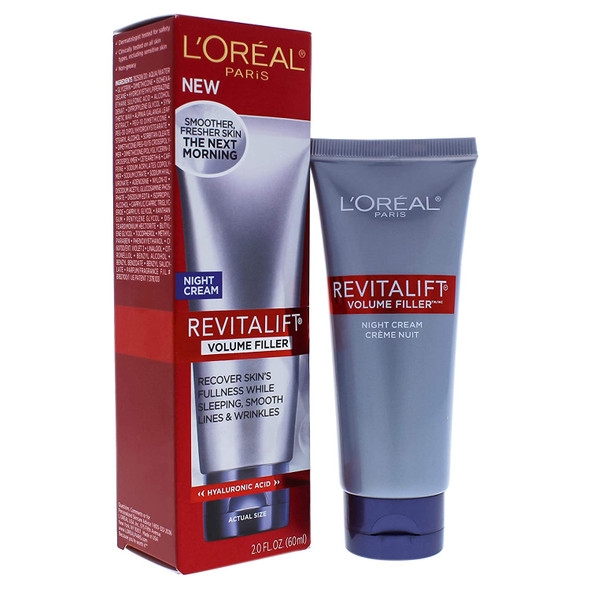 L'Oral Paris Revitalift Volume Filler Night Cream, 2 fl. oz.