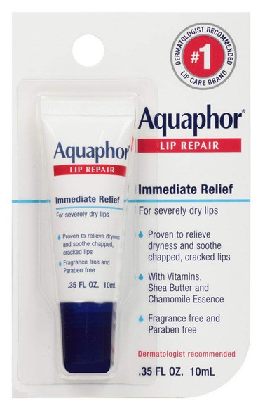Aquaphor Lip Repair, 0.35 Fl Oz, Pack of 6