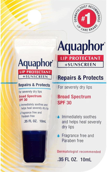 Aquaphor Lip Repair SPF 3 Size .35z Aquaphor Lip Repair SPF 30 .35z