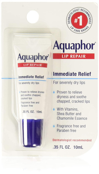 Aquaphor Lip Repair 0.35 oz (Pack of 8)