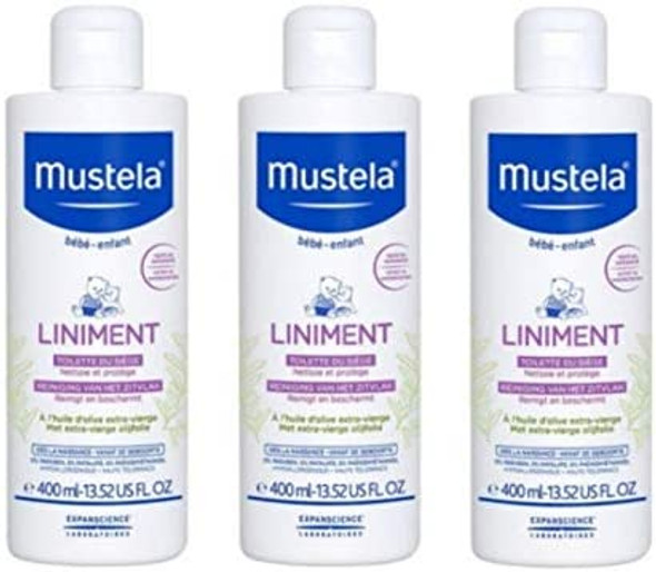 MustelaA - Pack of 3 Liniment Nappy Change Lotions