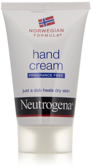 Neutrogena Norwegian Formula Moisturizing Hand Cream Formulated with Glycerin for Dry, Rough Hands, Fragrance-Free Intensive Hand Cream, 2 oz (Pack of 2)