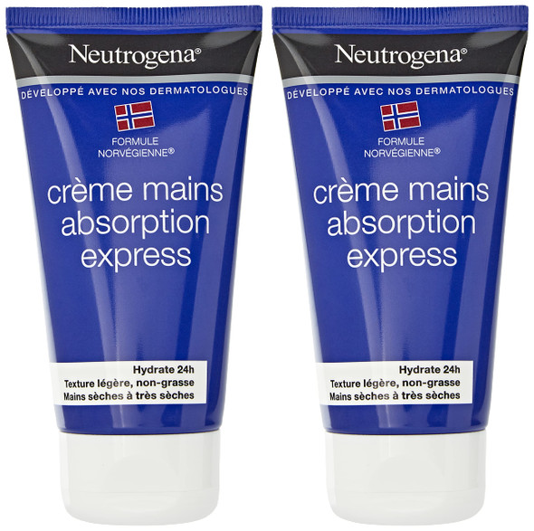 Neutrogena Express Absorption Hands Cream 2 x 75ml