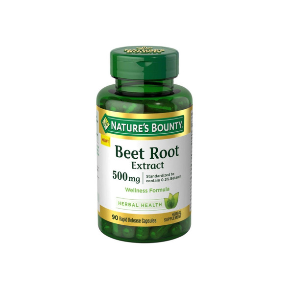 Nature's Bounty Beet Root Extract 500 mg, 90 ea
