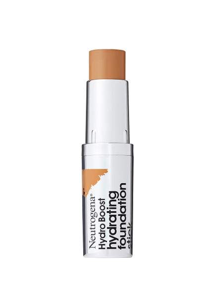 Neutrogena Hydro Boost Hydrating Foundation Stick with Hyaluronic Acid, Oil-Free & Non-Comedogenic Moisturizing Makeup for Smooth Coverage & Radiant-Looking Skin, Cocoa, 0.29 oz
