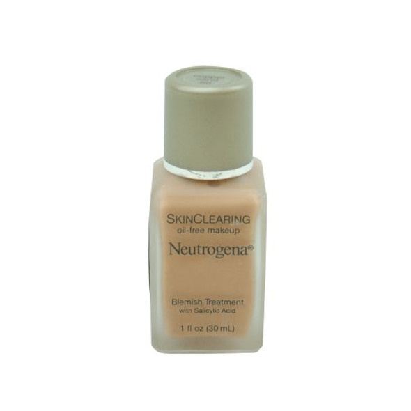 Neutrogena Skin Clearing Oil-Free Makeup for Women, Copper Sand, 1 Ounce