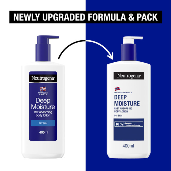 Neutrogena Norwegian Formula Deep Moisturiser Body Lotion - Dry Skin (400ml)