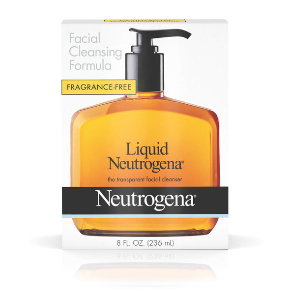 Neutrogena Liquid Neutrogena, Facial Cleansing Formula, Fragrance Free, 8 Ounces