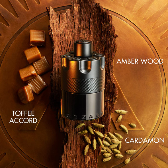 Amber wood, cardamon, toffe accord
