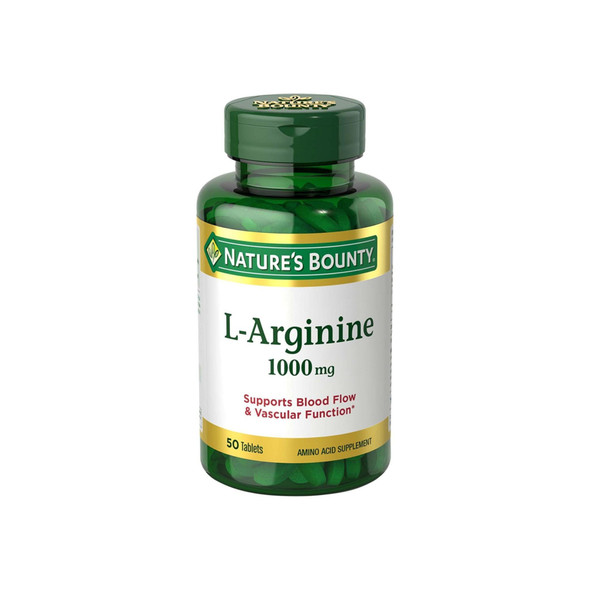 Nature's Bounty L-Arginine 1000 mg Tablets 50 ea