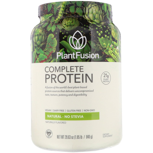 NutraSpark Nutritionals PlantFusion Complete Natural Protein Powder 2 lb