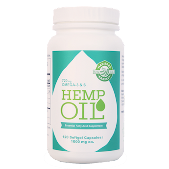 Manitoba Harvest Hemp Seed Oil 120 softgels