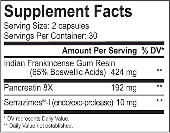 Energetix BoswelliaZyme Complex60 caps