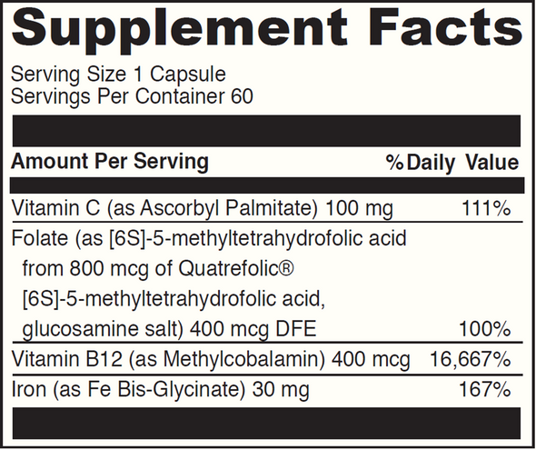 DaVinci Iron BIS-Glycinate60 vcaps