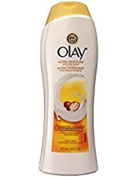 Olay Ultra Moisture Moisturizing Body Wash With Shea Butter 16 Oz, Twin Pack